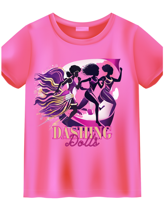 Short Sleeve Woman's TShirt -Dashing Dolls